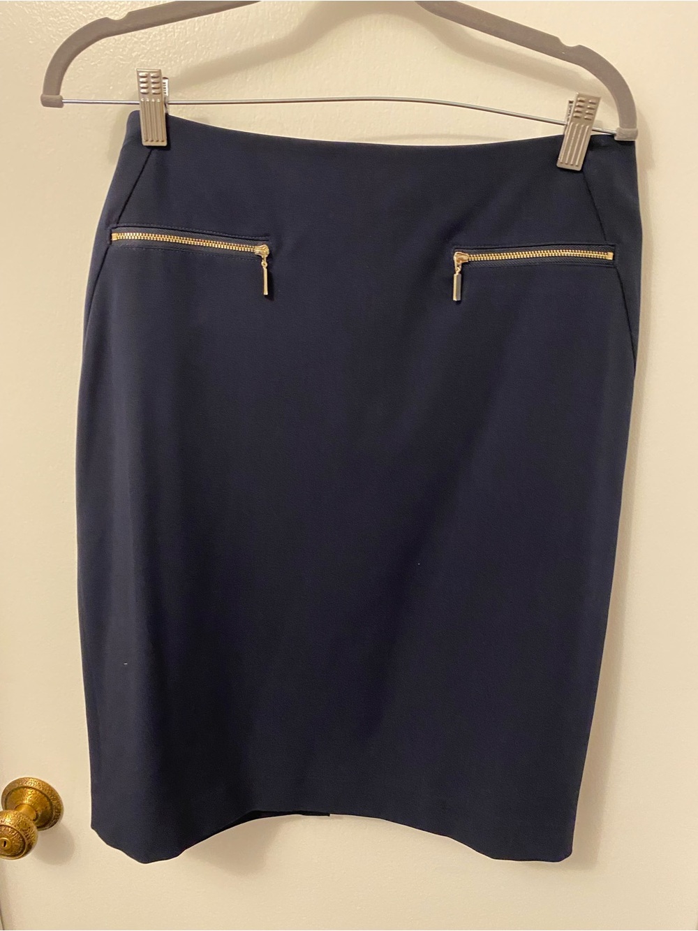 Tommy Hilfiger Navy Pencil Skirt